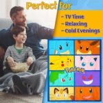 Pokemon Soft Fleece Bed Blanket 51 x 59 inches for Anime Gifts for Kids Teens - Image 3