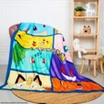 Pokemon Soft Fleece Bed Blanket 51 x 59 inches for Anime Gifts for Kids Teens - Image 4