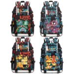 Pokémon Large Red and Blue Backpack for School and Travelling