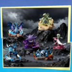 Pokémon Figures Set of 6 – with Battle Bases – Premium PVC Toy Gift for Fans & Collectors