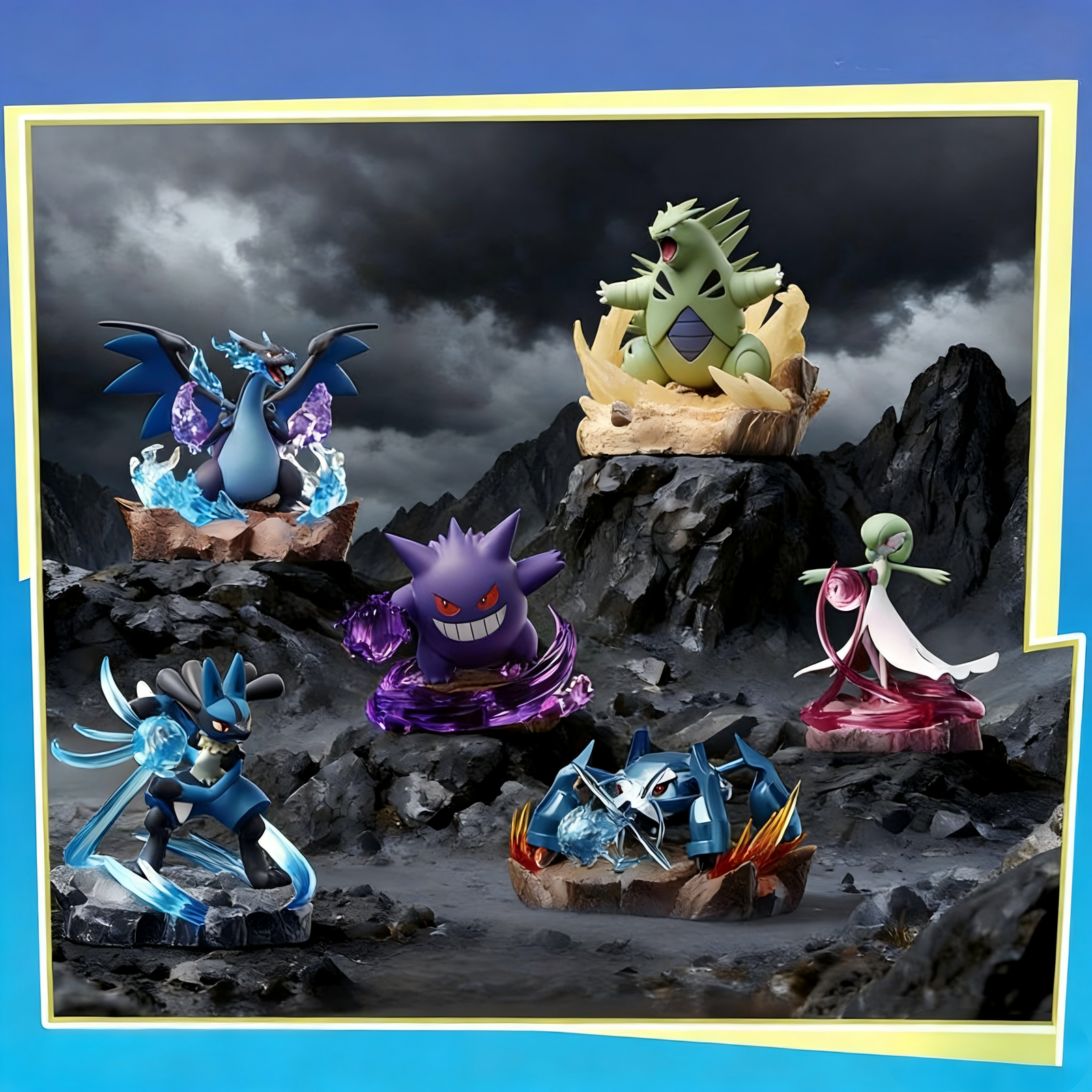 主图 Pokémon Figures Set of 6 – with Battle Bases – Premium PVC Toy Gift for Fans & Collectors - Image 1