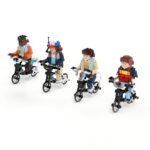 Stranger Things Building Blocks Set - 4 Minifigures with Bicycles